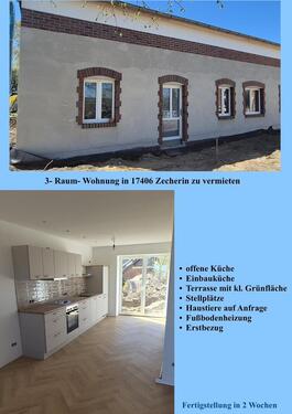 Foto - Vermiete 3 Raumwohnung in 17406 Zecherin
