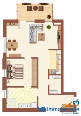 Foto - Exklusive 2-Zimmer-Neubauwohnung mit Balkon in zentraler Lage von Spalt