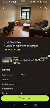 Foto - Etagenwohnung in Wuppertal zur Miete