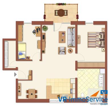 Foto - Exklusive 3-Zimmer-Neubauwohnung mit Balkon in zentraler Lage von Spalt