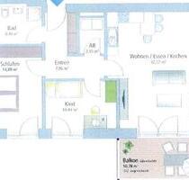 Helle 3-Zimmer Wohnung mit Balkon im 1. OG in Schwabach-Eichwasen