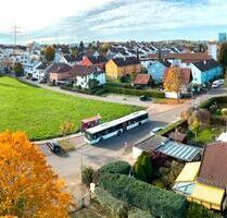 1-Zi-Wohnung mit Weitblick & Westbalkon + Stellplatz - Esslingen am Neckar Pliensauvorstadt