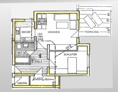 Foto - 2 - Zimmer Wohnung mit Terrasse in Aalen - Unterrombach