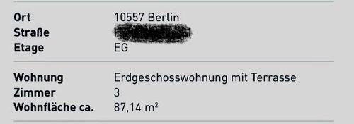 Foto - 3 Zimmer Erdgeschoßwohnung zur Miete in Berlin