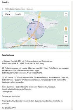 Foto - 8 Zimmer Einfamilienhaus zum Kaufen in Balingen