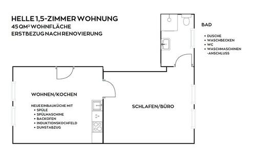 Foto - 1.5 Zimmer Etagenwohnung zur Miete in Freiensteinau