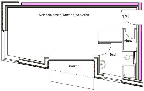 Foto - Etagenwohnung in Mannheim zur Miete