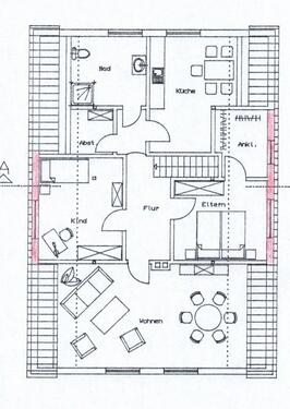 Foto - 3ZKB in Debstedt - 650,00&nbsp;EUR Kaltmiete, ca.&nbsp; 95,00&nbsp;m&sup2;