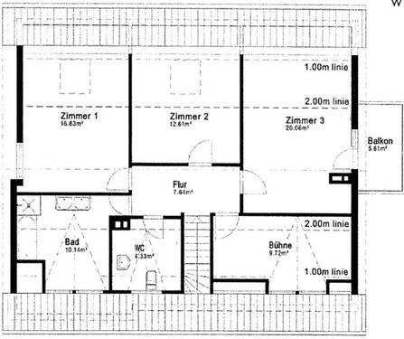 Foto - sehr schöne 3,5 Zimmerwohnung mit Balkon