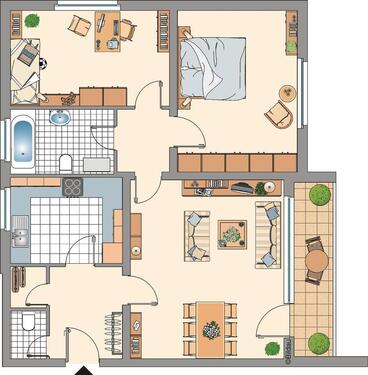 Foto - Etagenwohnung zur Miete in Velbert