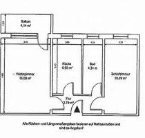 2-Raum-Wohnung , möbliert - 440,00 EUR Kaltmiete, ca.  45,00 m² in Greifswald (PLZ: 17491) Groß Schönwalde