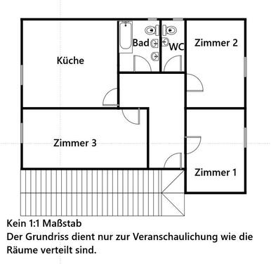 Foto - 3 Zimmer Etagenwohnung in Speichersdorf