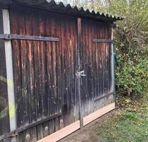 Eigentumsgarage in Leipzig-Knautkleeberg auf Pachtland