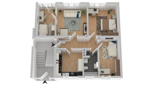 Foto - Platz für eine junge Familie! - 507,00 EUR Kaltmiete, ca.  73,40 m²