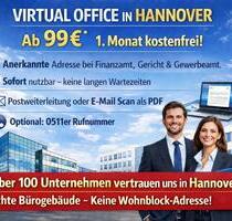 Geschäftsadresse in Hannover - 99,00&nbsp;EUR Kaltmiete, in Hannover (PLZ: 30161) Vahrenwald-List