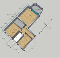 Eigentumswohnung 81 m² mit Parkettboden - Wuppertal Gemarkung Langerfeld