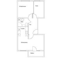 Attraktive 3-Zimmer-Wohnung mit Balkon & Stellplatz im Grünen - Rothenburg/Oberlausitz