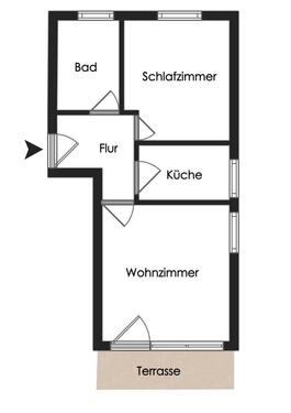 Foto - 2 Zimmer Erdgeschoßwohnung in Westerstede