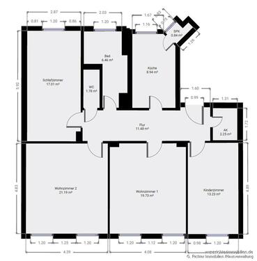 Foto - 4 Zimmer Etagenwohnung zur Miete in Freiberg