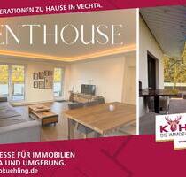 Aufzug bis in die Wohnung? Penthouse für Anspruchsvolle in Vechta zu vermieten!