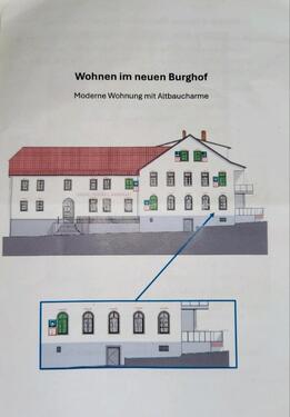 Foto - Großzügige Büroräume im historischem Burghof, 130 m²