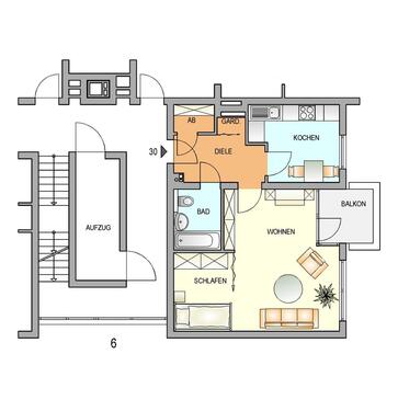 Foto - Etagenwohnung in Remscheid zur Miete