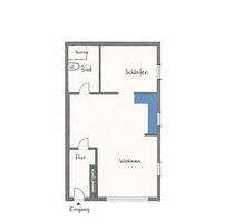 ruhige 2 Zimmer Wohnung im EG , Stellplatz optional - Marktleugast