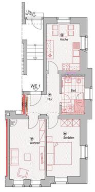 Foto - 2 Zimmer Erdgeschoßwohnung zur Miete in Dresden