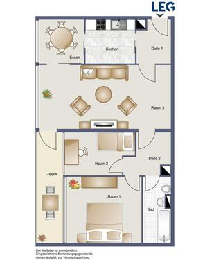 Foto - 3 Zimmer Etagenwohnung zur Miete in Braunschweig