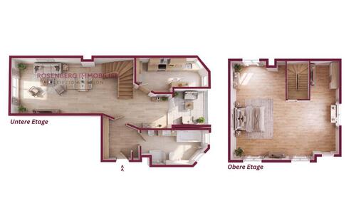 Foto - 2 Zimmer Maisonettenwohnung zur Miete in Leipzig