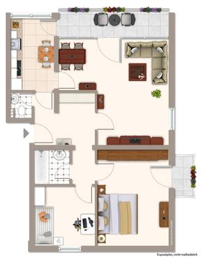 Foto - Diese schöne Wohnung könnte Ihr neues Zuhause sein! Ihnen stehen drei Zimmer zur Verfügung davon ein Schlafzimmer, ein Wohnzimmer und ein weiteres Zimmer-perfekt geeignet als...