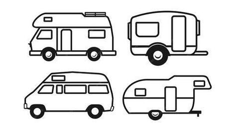 Foto - Stellplätze Wohnwagen Wohnmobil Fahrzeuge, 3 M- Turnus