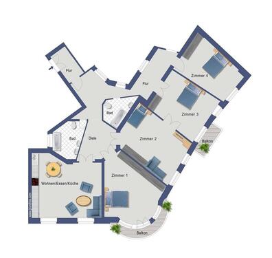 Foto - Etagenwohnung zur Miete in Dresden