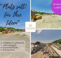 Versiegelte Lagerfläche von ca.1100 Qm im Rudolstadt Gewerbegebiet