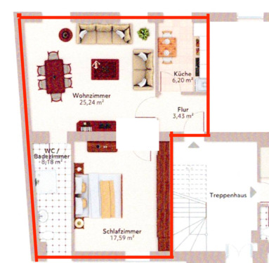 Foto - 2-Zimmer-Altbauwohnung in Meitzendorf (Barleben) – 61 m²
