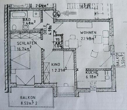 Foto - 3-Raum-Wohnung mit Tiefgaragenstellplatz zu verkaufen
