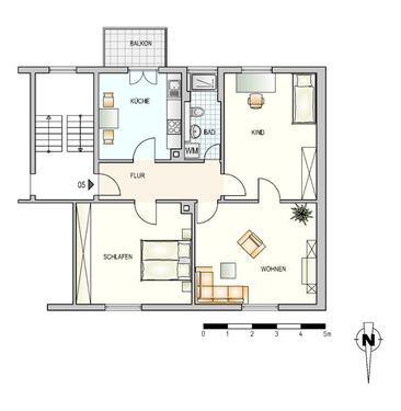 Foto - Etagenwohnung zur Miete in Ulm