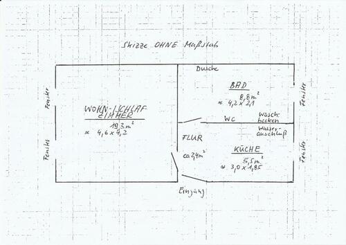 Foto - 1 Raum-Wohnung - von Privat - zentral in Bernau – 36qm
