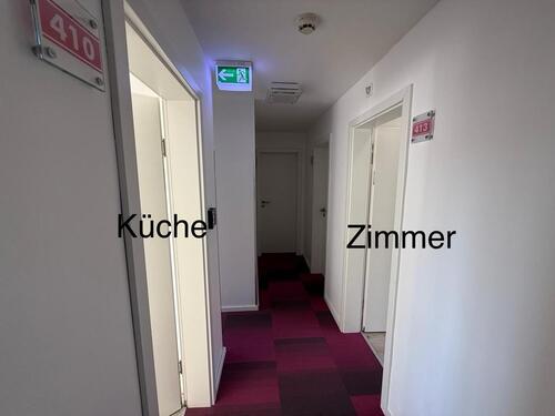 Foto - 1,5-Zimmer Wohnung mit eigenem Bad, Küche und Klima