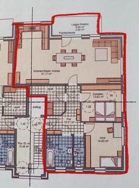 Foto - 3 Zimmer Etagenwohnung zur Miete in Lübbecke