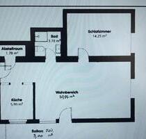2 Zi-Wohnung 59 qm, mit Balkon und Stellplatz - Aschaffenburg Damm