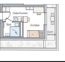01.01.26 1 Zimmer Appartement Penthouse 21qm Zentrum Erlangen - Bamberg Am Bruderwald