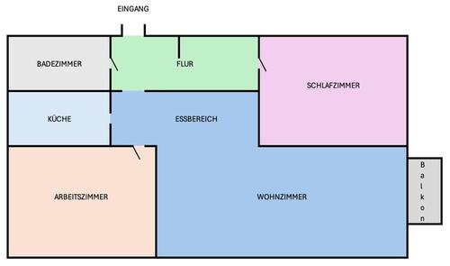 Foto - 3-Zimmer Wohnung in Lichtenrade - 88m2 - mit Balkon
