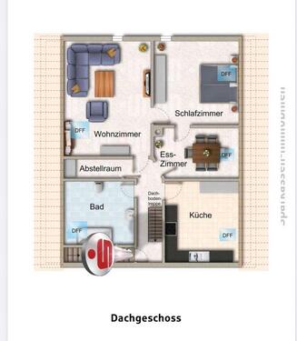 Foto - 3-Zimmer-Dachgeschosswohnung – provisionsfrei