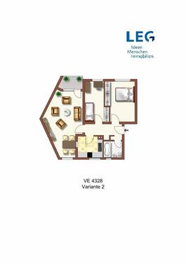 Foto - 3 Zimmer Etagenwohnung zur Miete in Krefeld