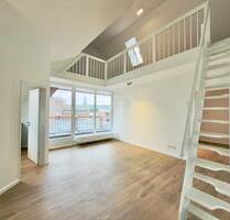 Modernisierte Maisonettewohnung mit Galerie & Loggia in Bestlage - Nordhorn