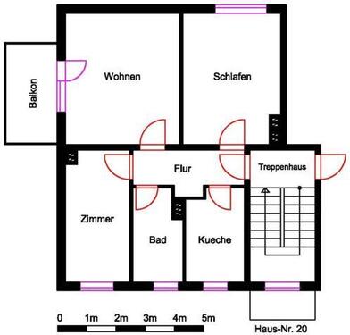Foto - Etagenwohnung in Bleicherode zur Miete