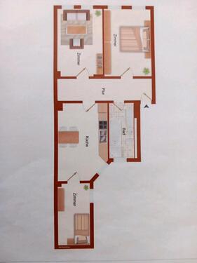 Foto - 3-Wohnung, August-Bebel-str, Sackgassenteil