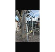 Großer Metall Rosenbogen Gartentor mit Tür – verzinkt - Augsburg Haunstetten-Siebenbrunn