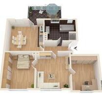 3-Zimmer-Wohnung mit Balkon = moderner Altbau - Rendsburg